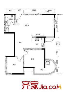 實(shí)力花苑 戶型圖