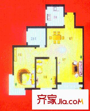 實力花苑 戶型圖