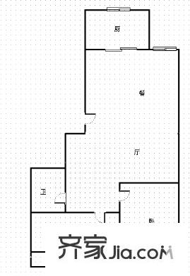 金容花園 2室 戶型圖