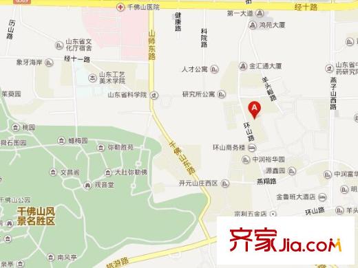 環(huán)山盛庭交通圖