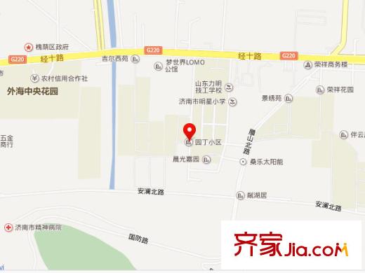 段店園丁小區(qū)交通圖
