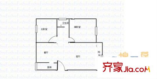 段店園丁小區(qū)戶型圖園丁小區(qū) 2室 戶型圖 2室2廳1衛(wèi)1廚