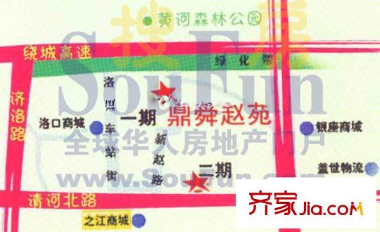 鼎舜趙苑交通圖