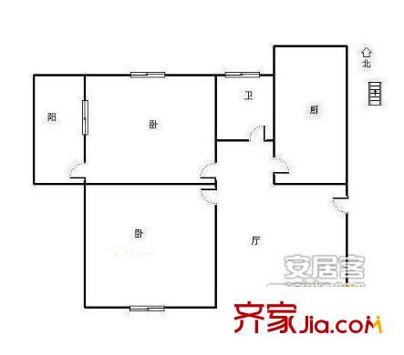 德興東街宿舍戶(hù)型圖3 