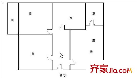 吉美樂宿舍 2室 戶型圖