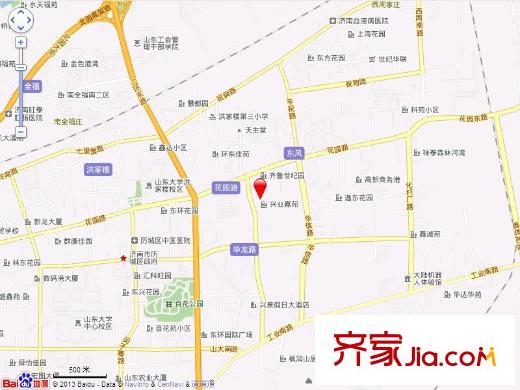 興業(yè)嘉苑交通圖