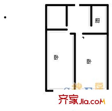 德興街宿舍 2室 戶型圖