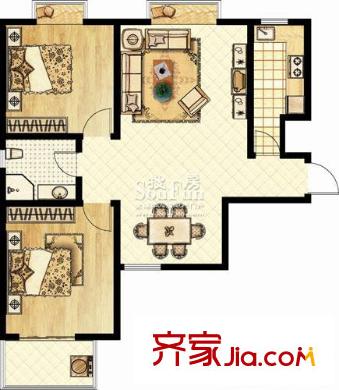 泉景天沅晴園 戶型圖