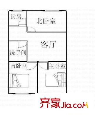 南辛莊中街宿舍 0室 戶型圖
