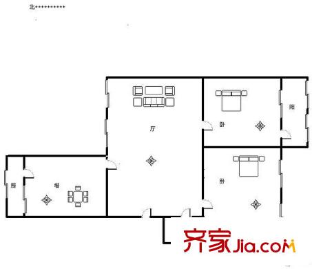 南辛莊中街宿舍 0室 戶型圖