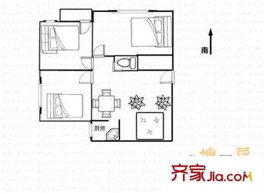 林祥南街 3室 戶型圖