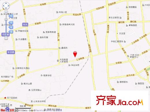 工業(yè)南路單位宿舍交通圖