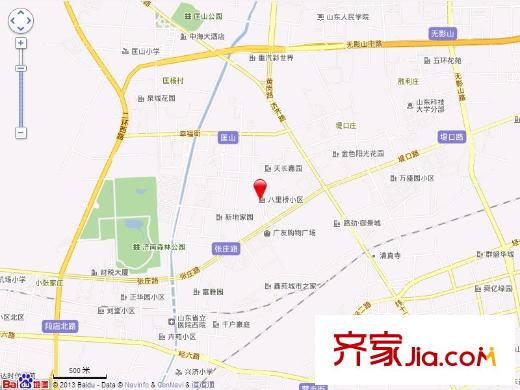 八里橋小區(qū)交通圖