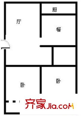 環(huán)綠山莊 2室 戶型圖