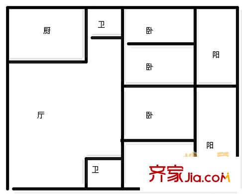 環(huán)綠山莊 4室 戶型圖