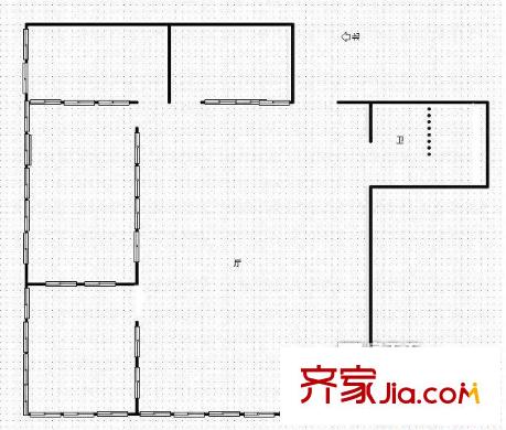 東環(huán)國(guó)際廣場(chǎng) 3居室 戶型圖