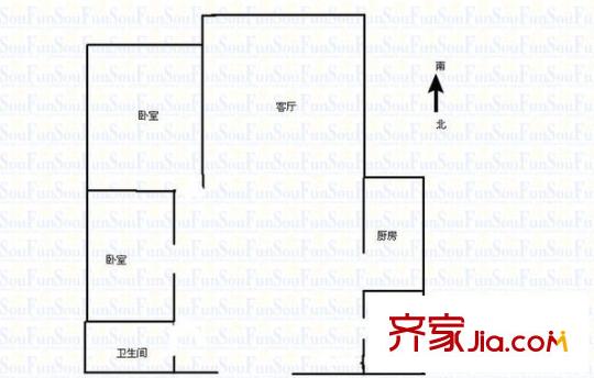 順祥新區(qū) 3室 戶型圖