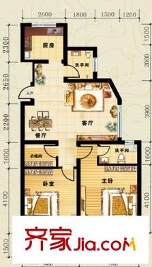 匯東香墅里戶型圖L系列新（售完） 2室2廳2衛(wèi)