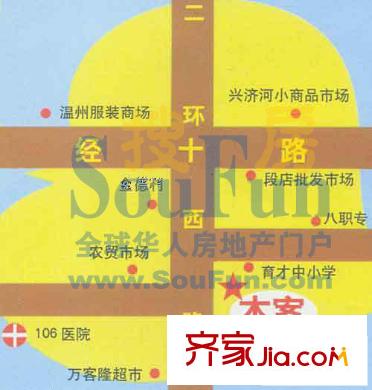 紅園小區(qū)交通圖