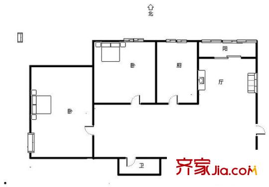 南辛莊中街宿舍 0室 戶型圖