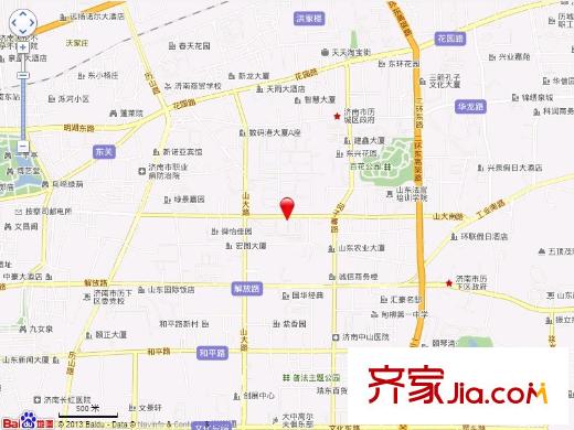 山大南路中國銀行宿舍交通圖