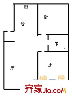 中潤富華園 5室 戶型圖