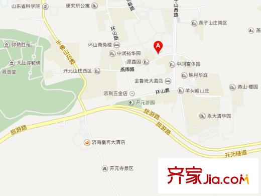 中潤富華園交通圖