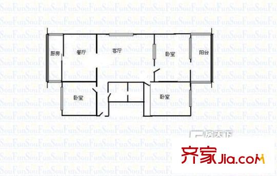金山花園 戶型圖