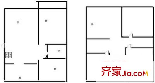 中潤富華園 5室 戶型圖