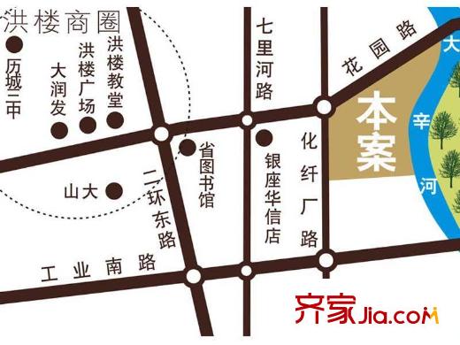 祥泰森林河灣交通圖