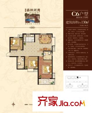 祥泰森林河灣戶型圖祥泰?森林河灣 0室 戶型圖 3室