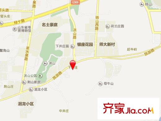 逸城山色交通圖 