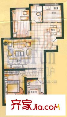 世紀(jì)中華城戶型圖3室2廳1衛(wèi)