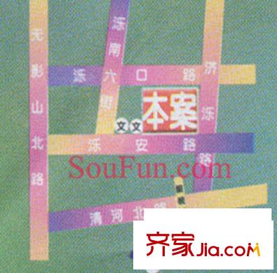 濼安家園交通圖