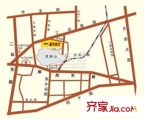 海信都市陽光交通圖