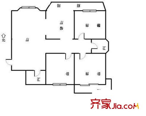 槐苑花園 戶型圖