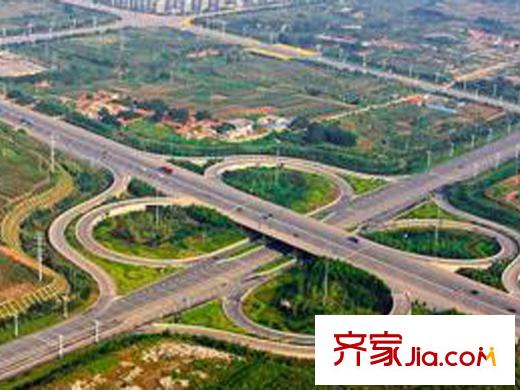 魯商鳳凰城周邊唐冶立交橋