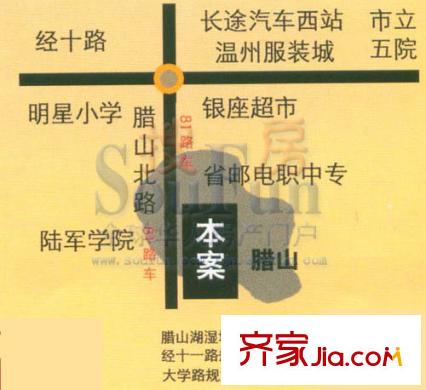 世紀(jì)中華城交通圖