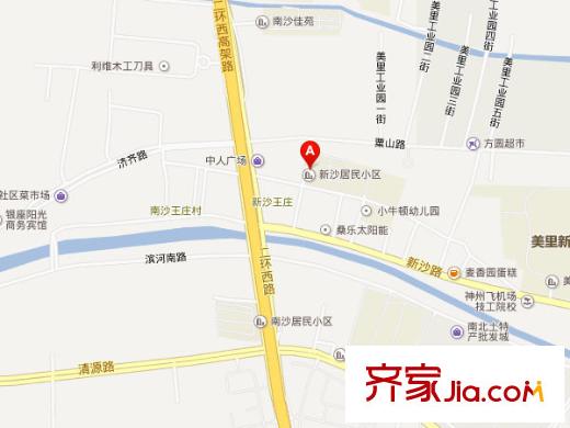 新沙小區(qū)交通圖