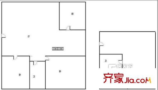 貴都花園 4室 戶型圖