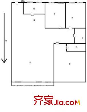 豐匯小區(qū) 3室 戶型圖