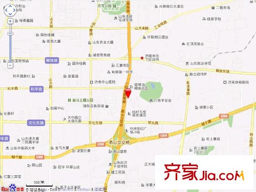 和平路山航宿舍交通圖