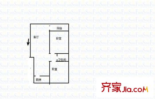 西沙小區(qū) 4室 戶型圖