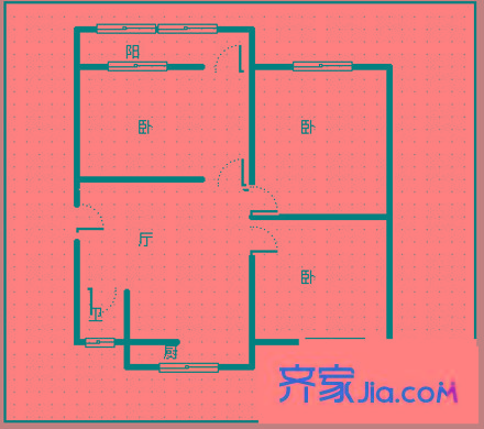 姚家小區(qū) 0室 戶(hù)型圖