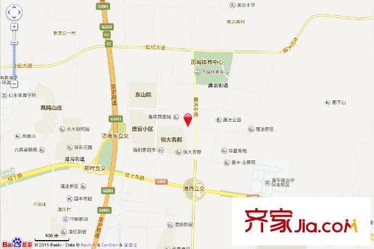 魯商鳳凰城交通圖