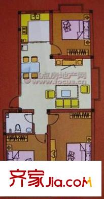 新沙小區(qū) 2室 戶型圖