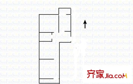 貴都花園 2室 戶型圖