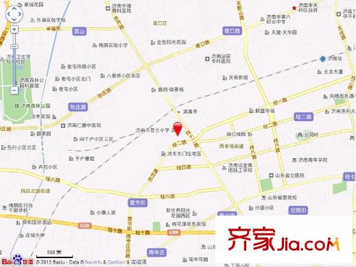 昆侖小區(qū)交通圖 