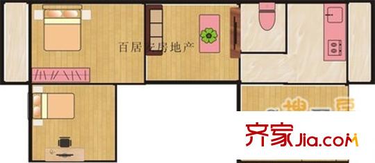 昆侖小區(qū) 3室 戶型圖