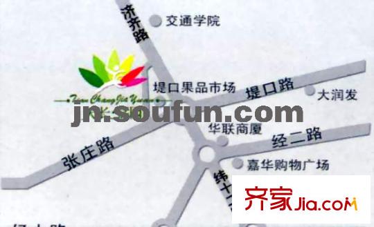 天長嘉園交通圖